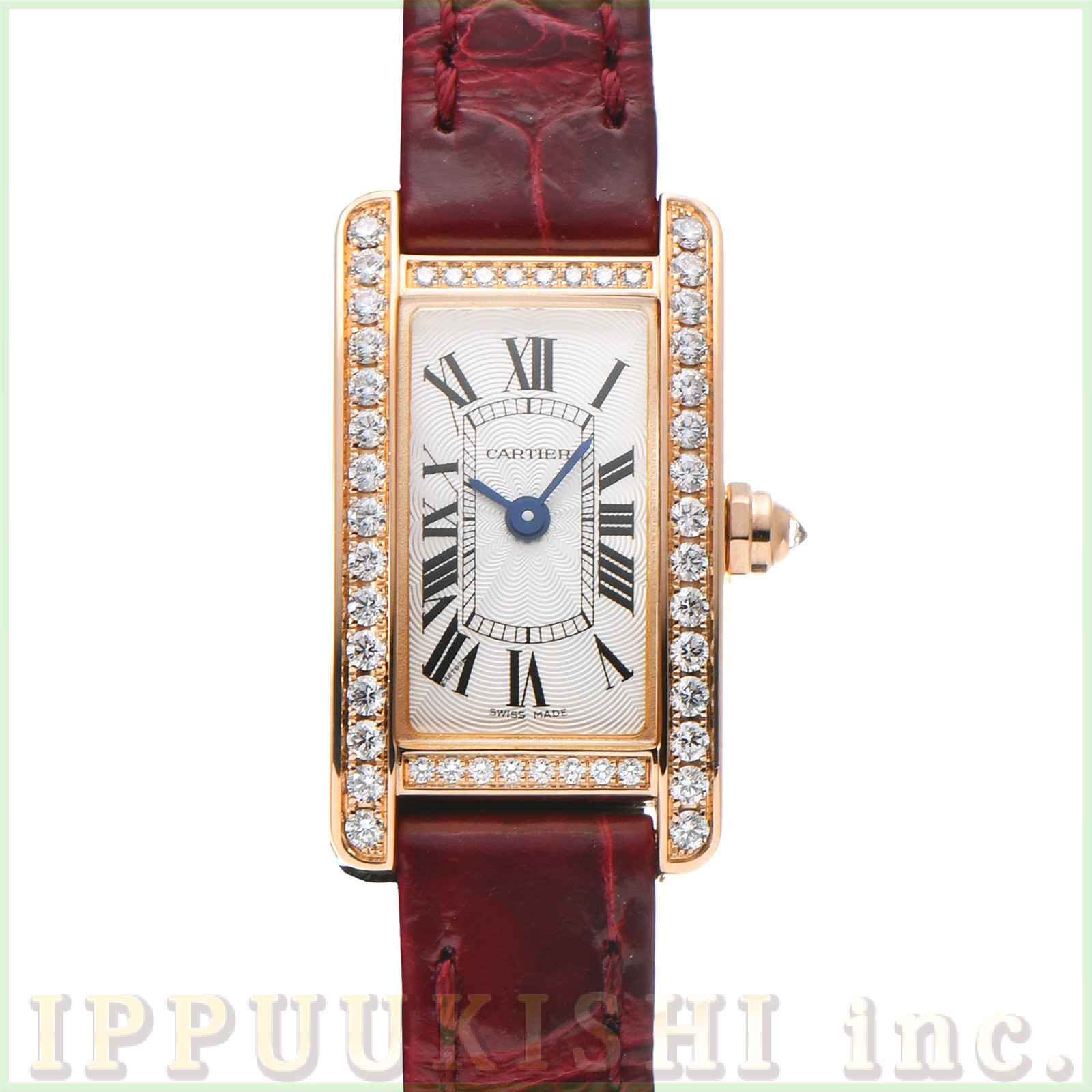 【中古】 カルティエ CARTIER タンクアメリカン ミニ WB710014 シルバー レディース 腕時計のサムネイル