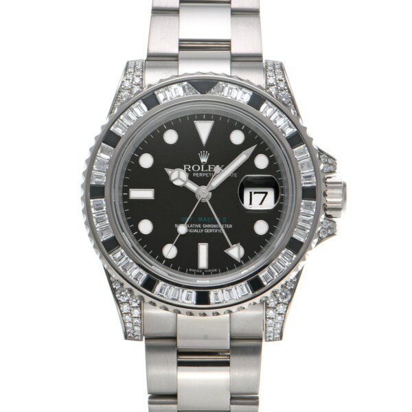 【中古】 ロレックス ROLEX GMTマスターII 116759SANR V番(2009年頃製造) ブラック メンズ 腕時計