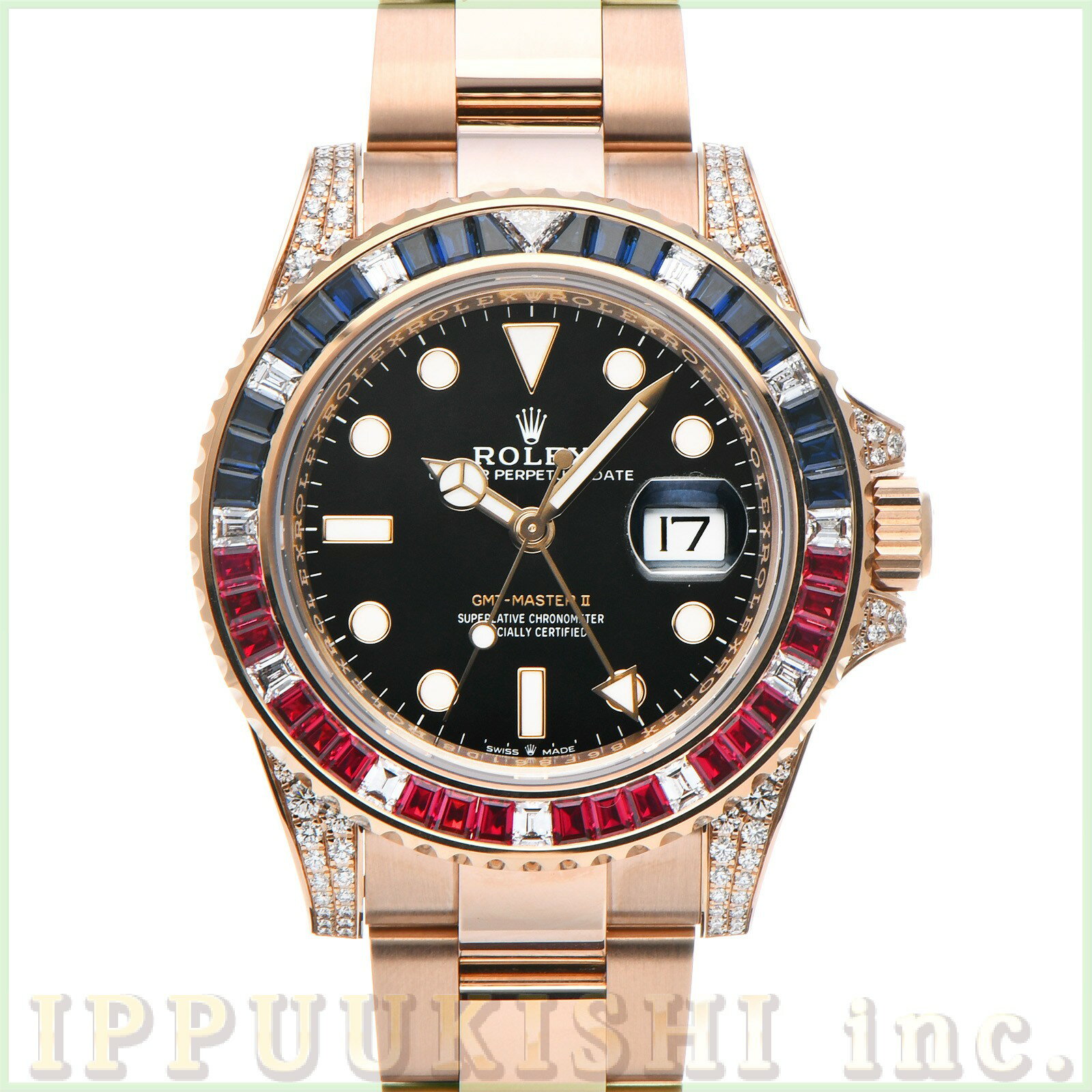 【中古】 ロレックス ROLEX GMTマスターII 126755SARU ランダムシリアル ブラック メンズ 腕時計