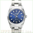 【中古】 ロレックス ROLEX エアキング 14000M Y番(2002年頃製造) ブルー メンズ 腕時計