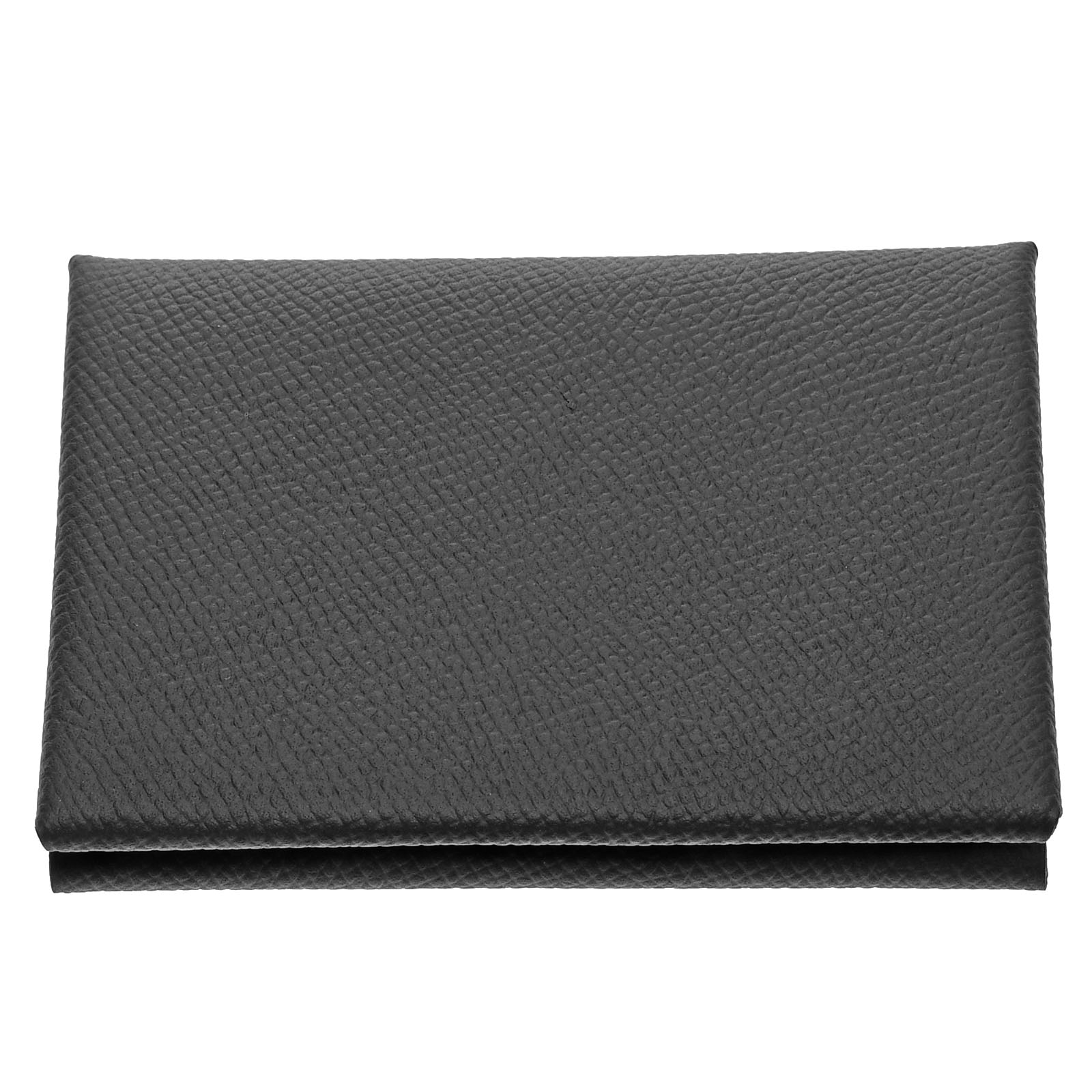 【新品】 エルメス HERMES カルヴィデュオ ブラック/パラジウム金具 ヴォーエプソン ユニセックス カードケースのサムネイル