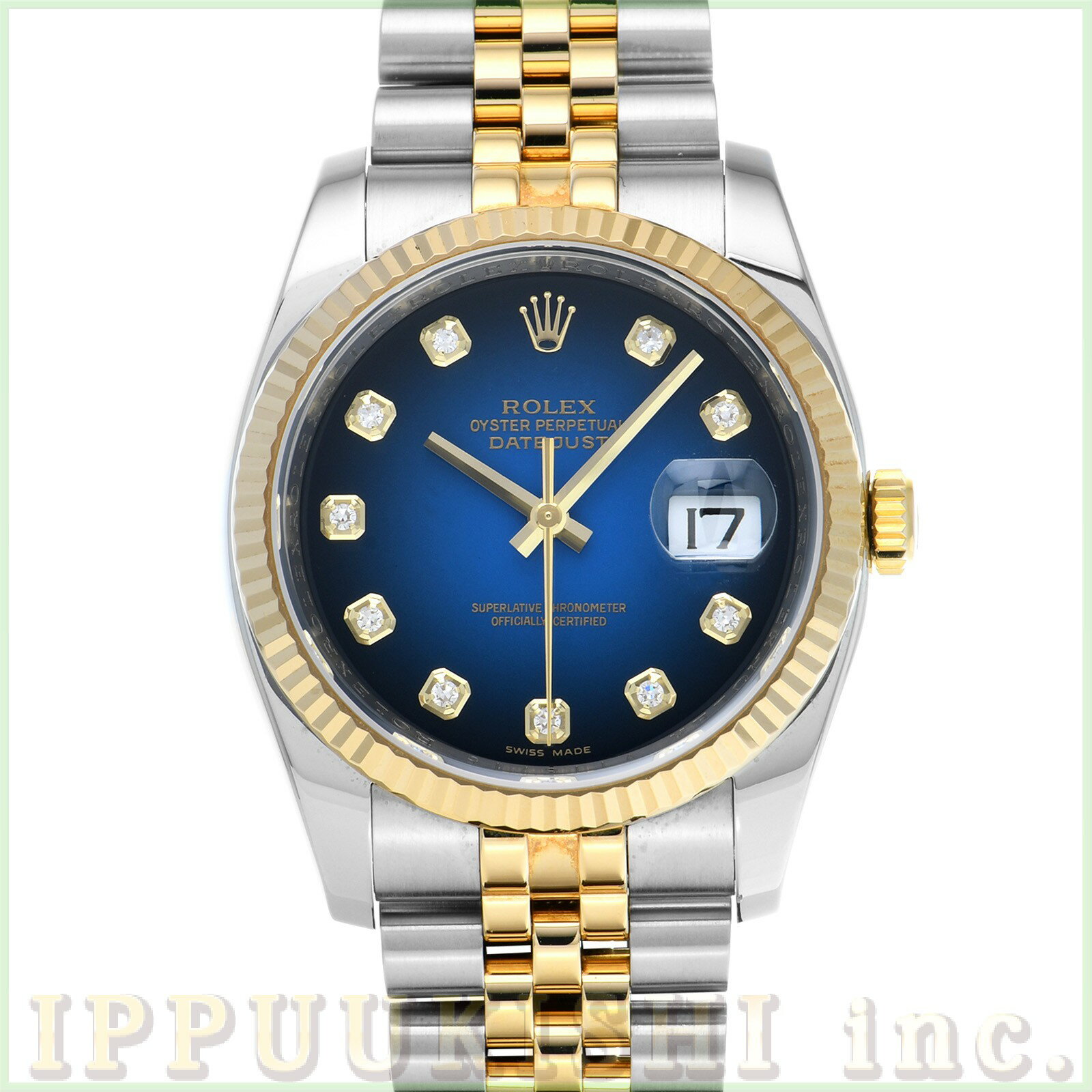 【中古】 ロレックス ROLEX デイトジャスト 36 116233G V番(2008年頃製造) ブ ...