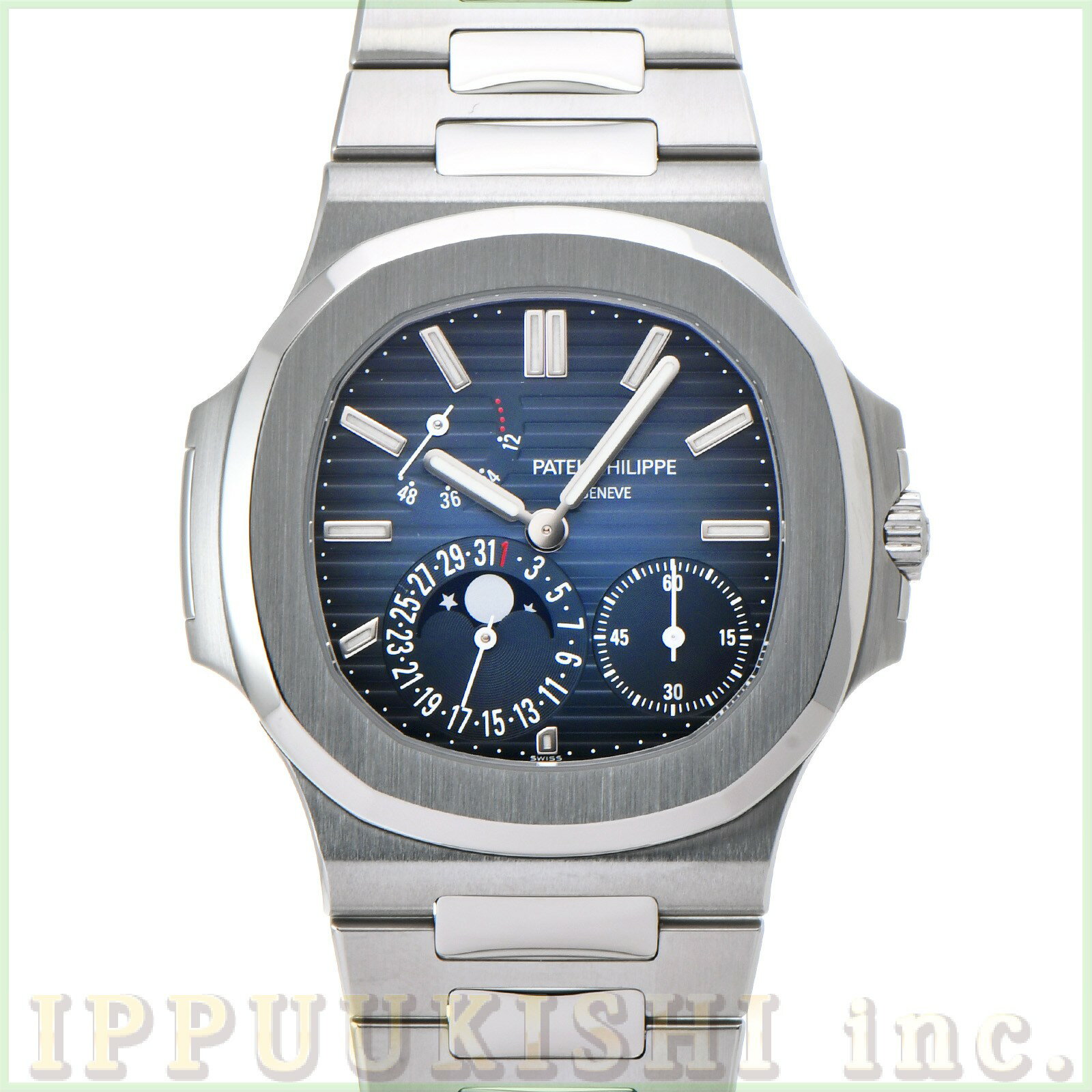 【中古】 パテックフィリップ PATEK PHILIPPE ノーチラス 5712/1A-001 ブラック・ブルー メンズ 腕時計