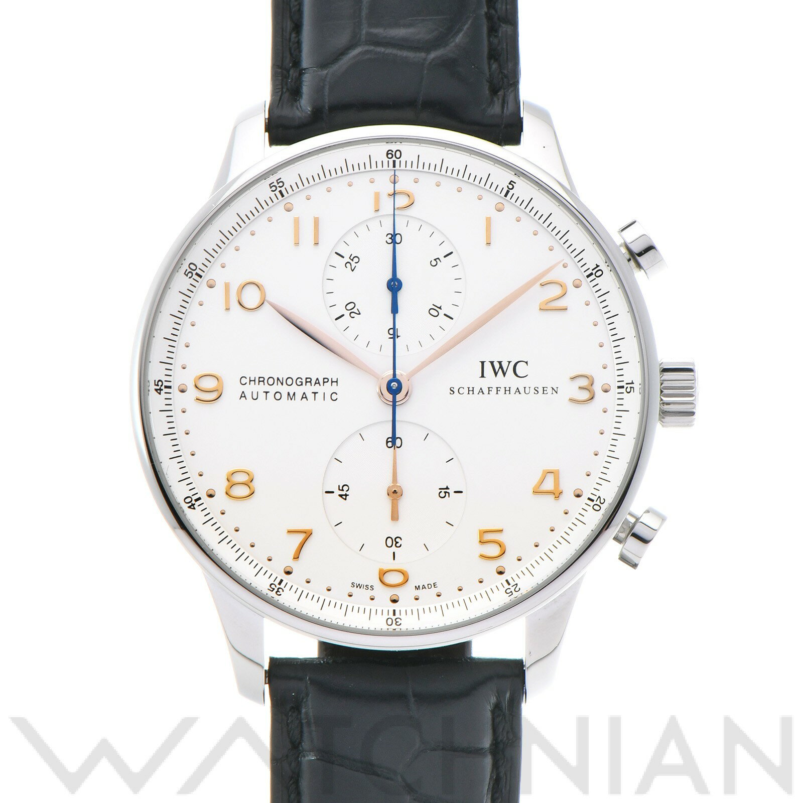 【中古】 インターナショナルウォッチカンパニー IWC ポルトギーゼ クロノグラフ IW371401 ...