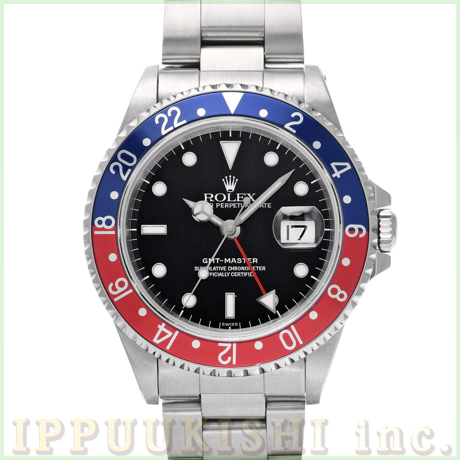 【中古】 ロレックス ROLEX GMTマスター 16700 A番(1999年頃製造) ブラック メンズ 腕時計