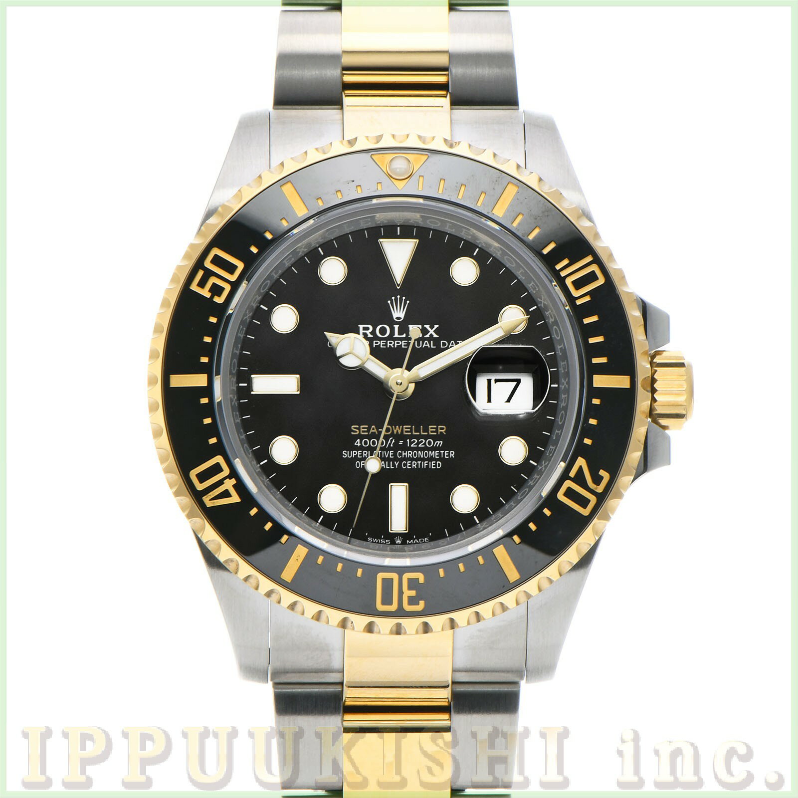 【4種選べるクーポン＆P2倍 5/20】【中古】 ロレックス ROLEX シードゥエラー 126603 ランダムシリアル ブラック メンズ 腕時計