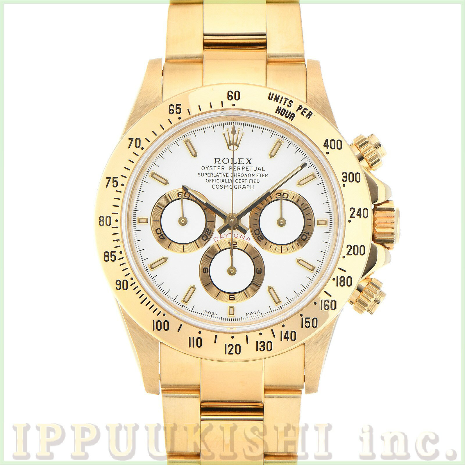 【中古】 ロレックス ROLEX コスモグラフ デイトナ 16528 A番(1999年頃製造) ホワイト メンズ 腕時計