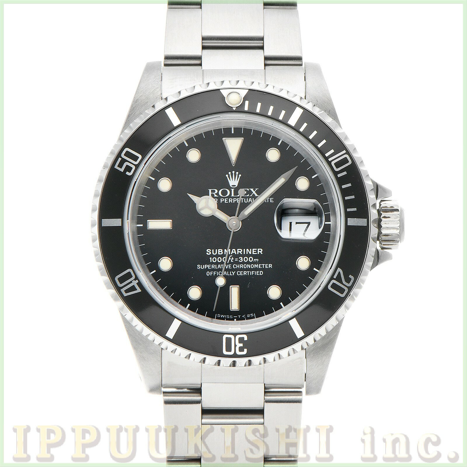 【中古】 ロレックス ROLEX サブマリーナ デイト 16610 E番(1991年頃製造) ブラック メンズ 腕時計
