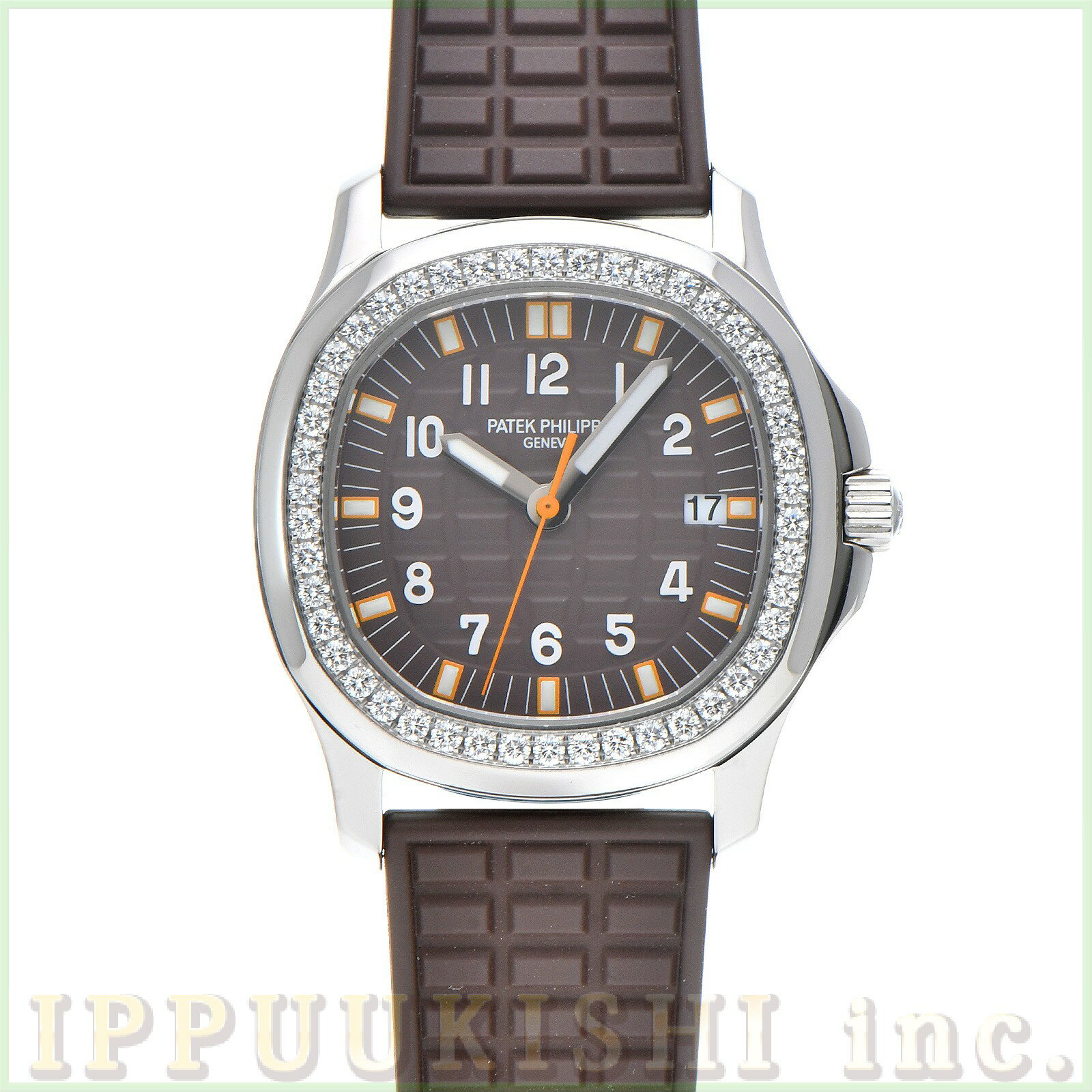 【中古】 パテックフィリップ PATEK PHILIPPE アクアノート ルーチェ 5067A-015 ブラウン レディース 腕時計