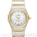 【中古】 オメガ OMEGA コンステレーション ミニ クォーツ 1267.70 ホワイトシェル レディース 腕時計