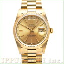 【中古】 ロレックス ROLEX デイデイト 18238 X番(1993年頃製造) シャンパン メンズ 腕時計