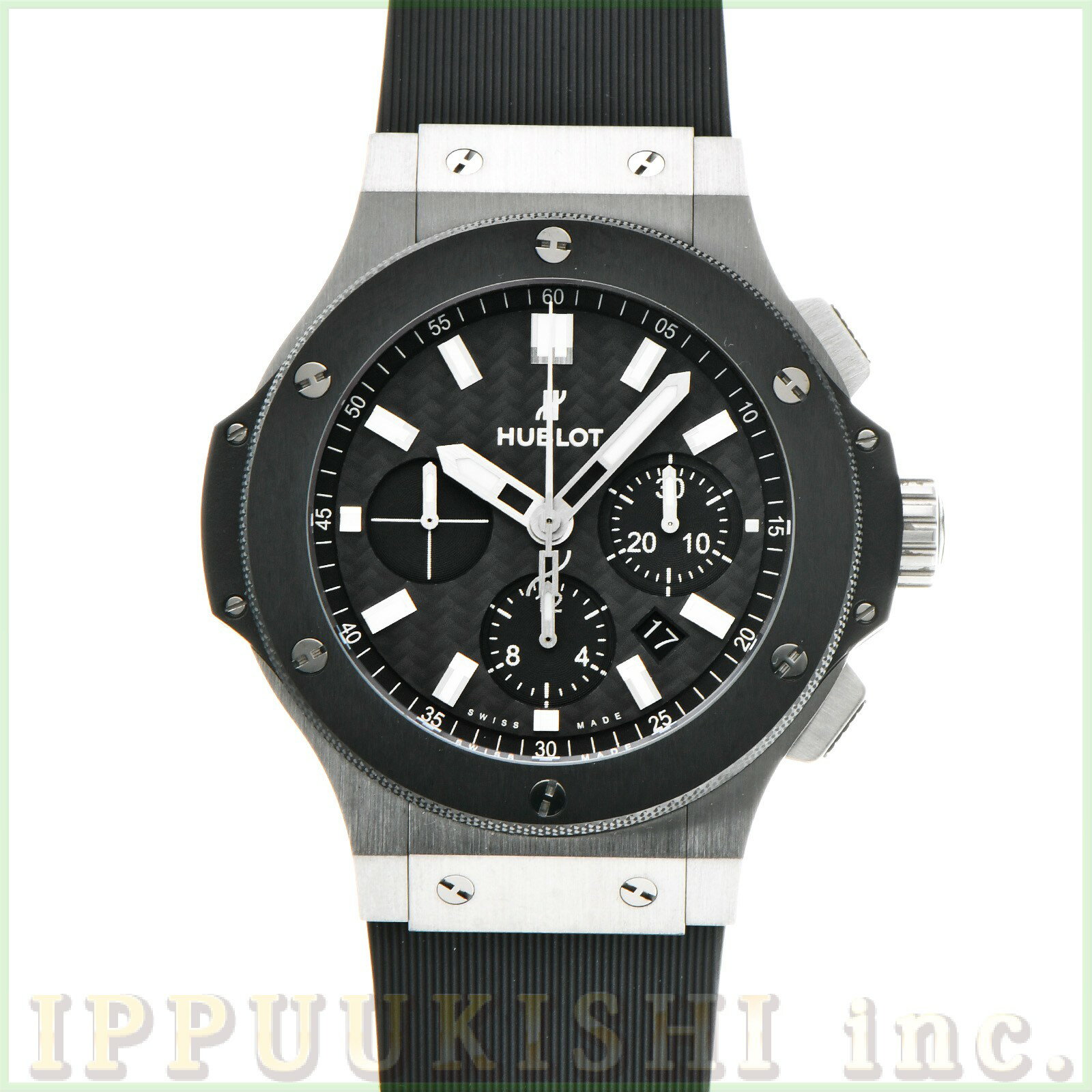 【中古】 ウブロ HUBLOT ビッグバン スチール セラミック 301.SM.1770.RX ブラ ...