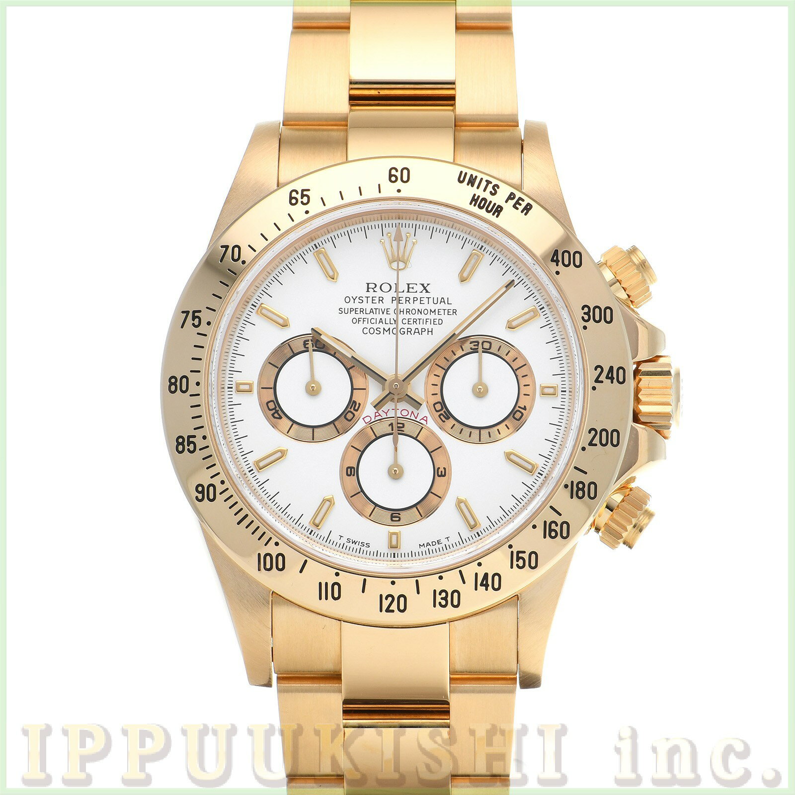 【中古】 ロレックス ROLEX コスモグラフ デイトナ 16528 U番(1997年頃製造) ホワイト メンズ 腕時計