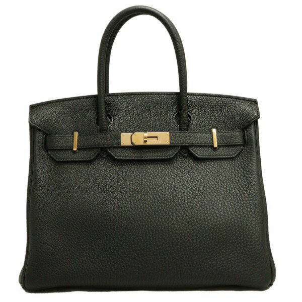 【中古】 エルメス HERMES バーキン30　トリヨンクレマンス　ブラック(黒)　D刻　ローズゴールド金具　　2019年製 レディース ハンドバッグのサムネイル