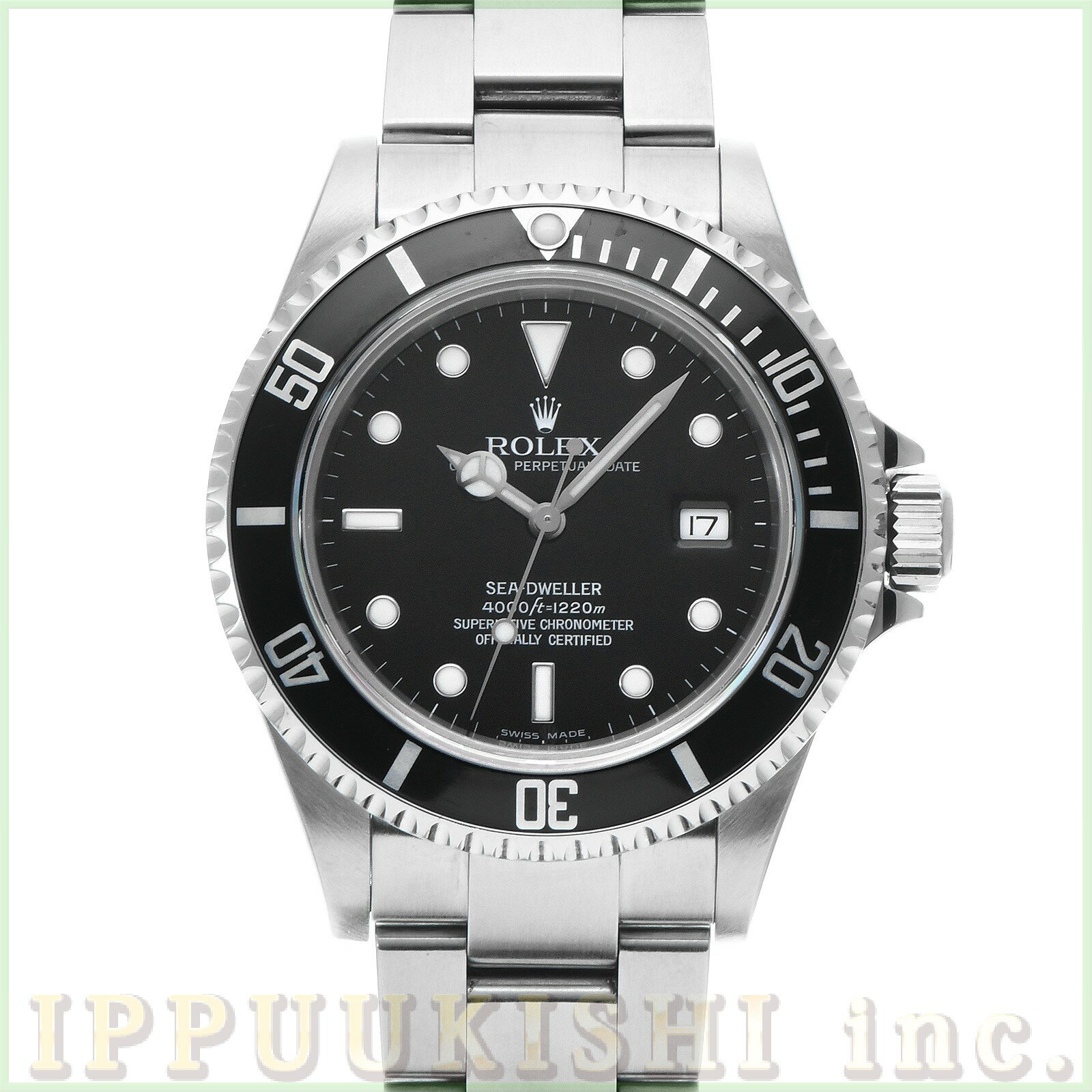 【中古】 ロレックス ROLEX シードゥエラー 16600 F番(2004年頃製造) ブラック メンズ 腕時計