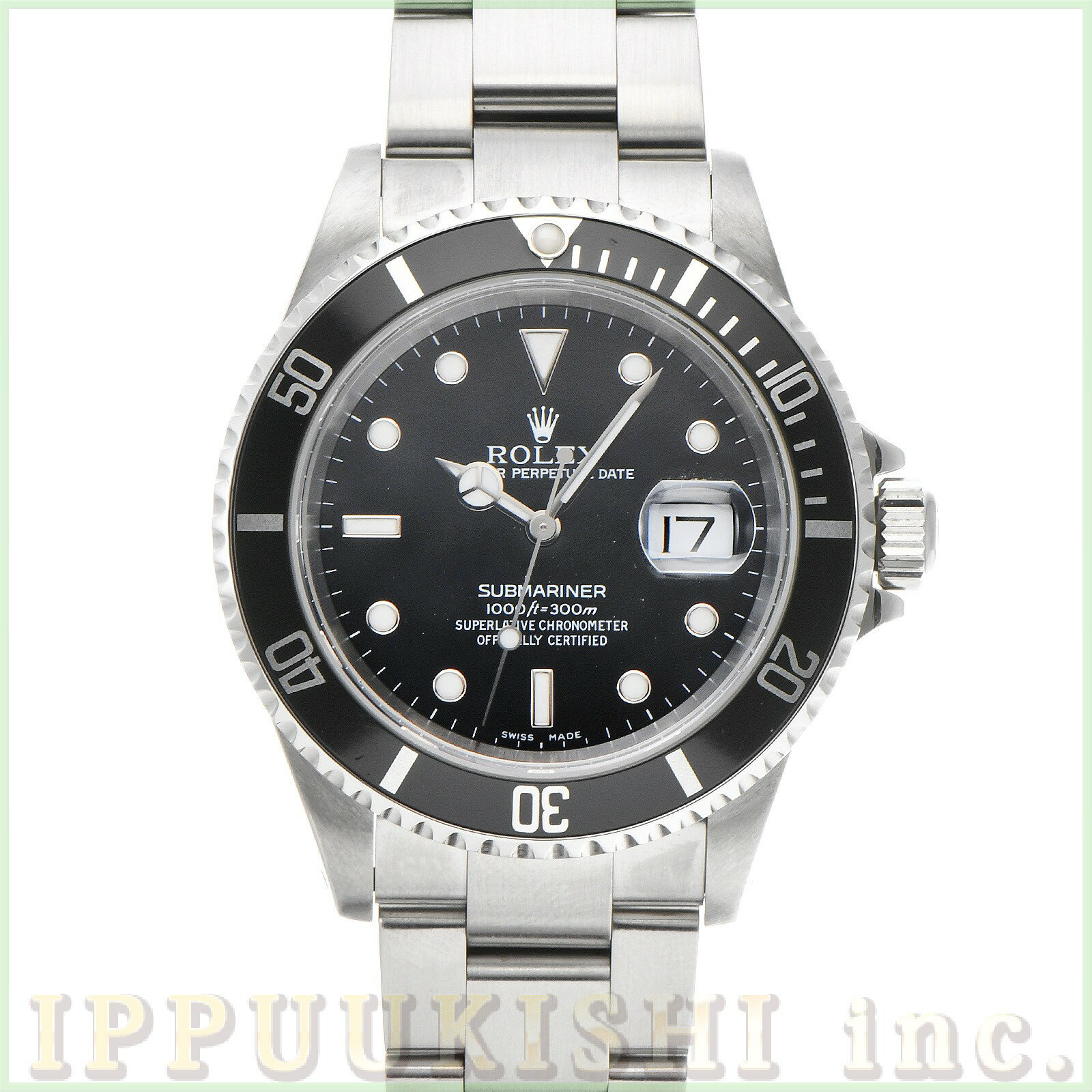 【商談中】 【中古】 ロレックス ROLEX サブマリーナ デイト 16610 P番(2001年頃製造) ブラック メンズ 腕時計