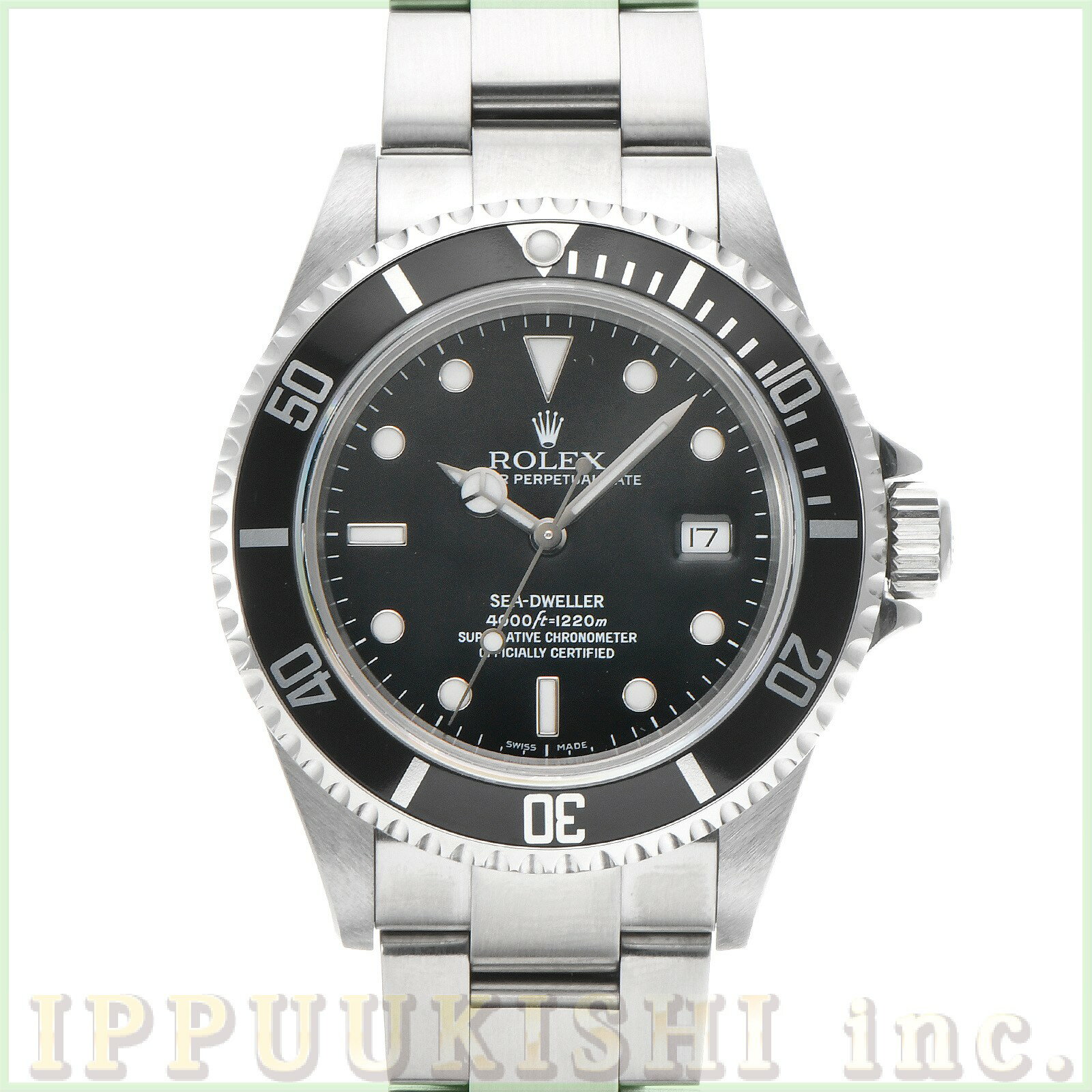 【中古】 ロレックス ROLEX シードゥエラー 16600 D番(2005年頃製造) ブラック メンズ 腕時計