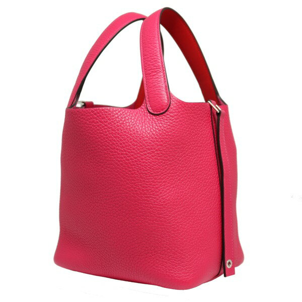 【新品】 エルメス HERMES ピコタン・ロックPM　エクラ　トリヨンクレマンス×スイフト　ローズメキシコ×ルージュクー　Z刻　パラジウム(シルバー)金具　　2021年製 レディース ハンドバッグのサムネイル