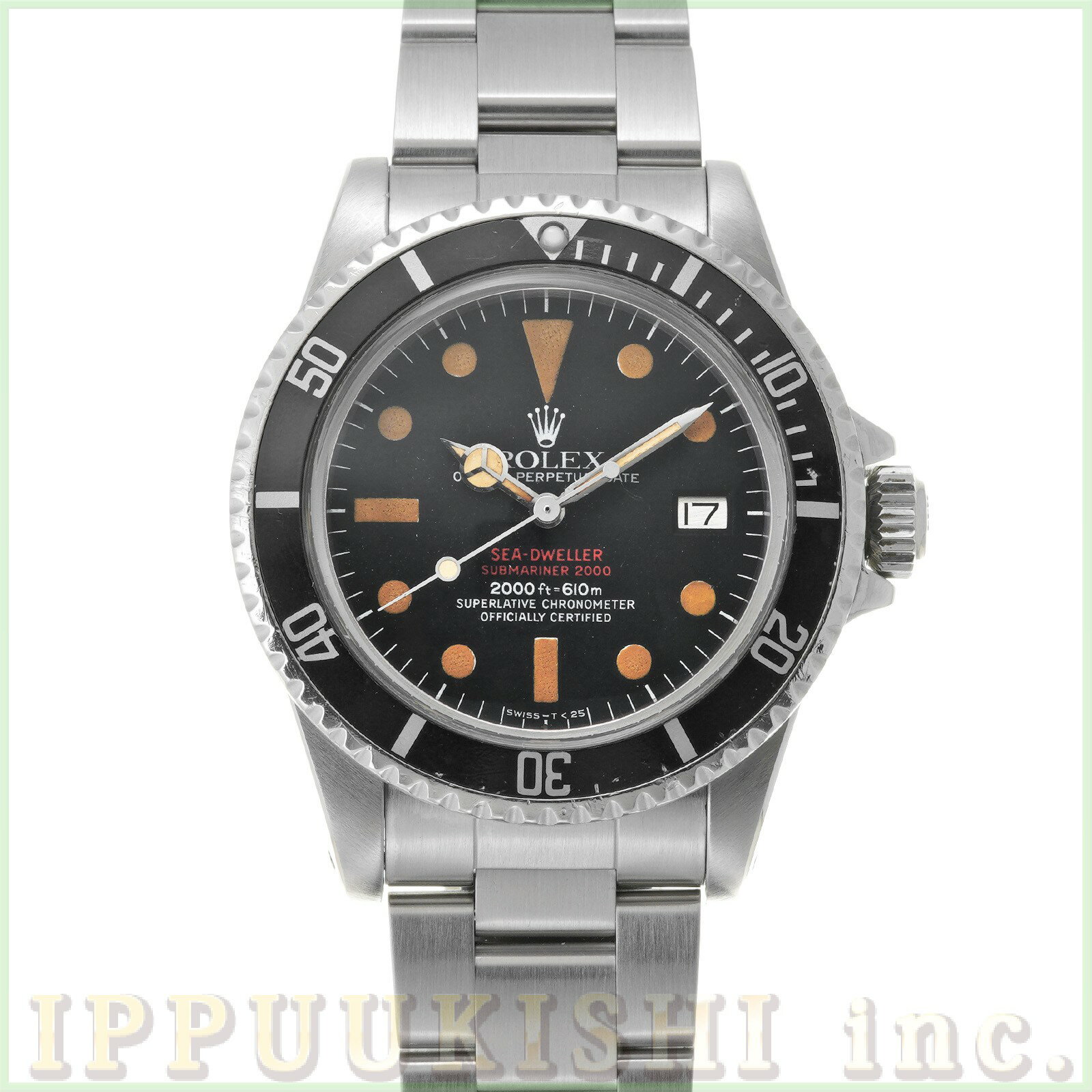 【中古】 ロレックス ROLEX シードゥエラー mark4 1665 51番台(1976年頃製造) ブラック メンズ 腕時計