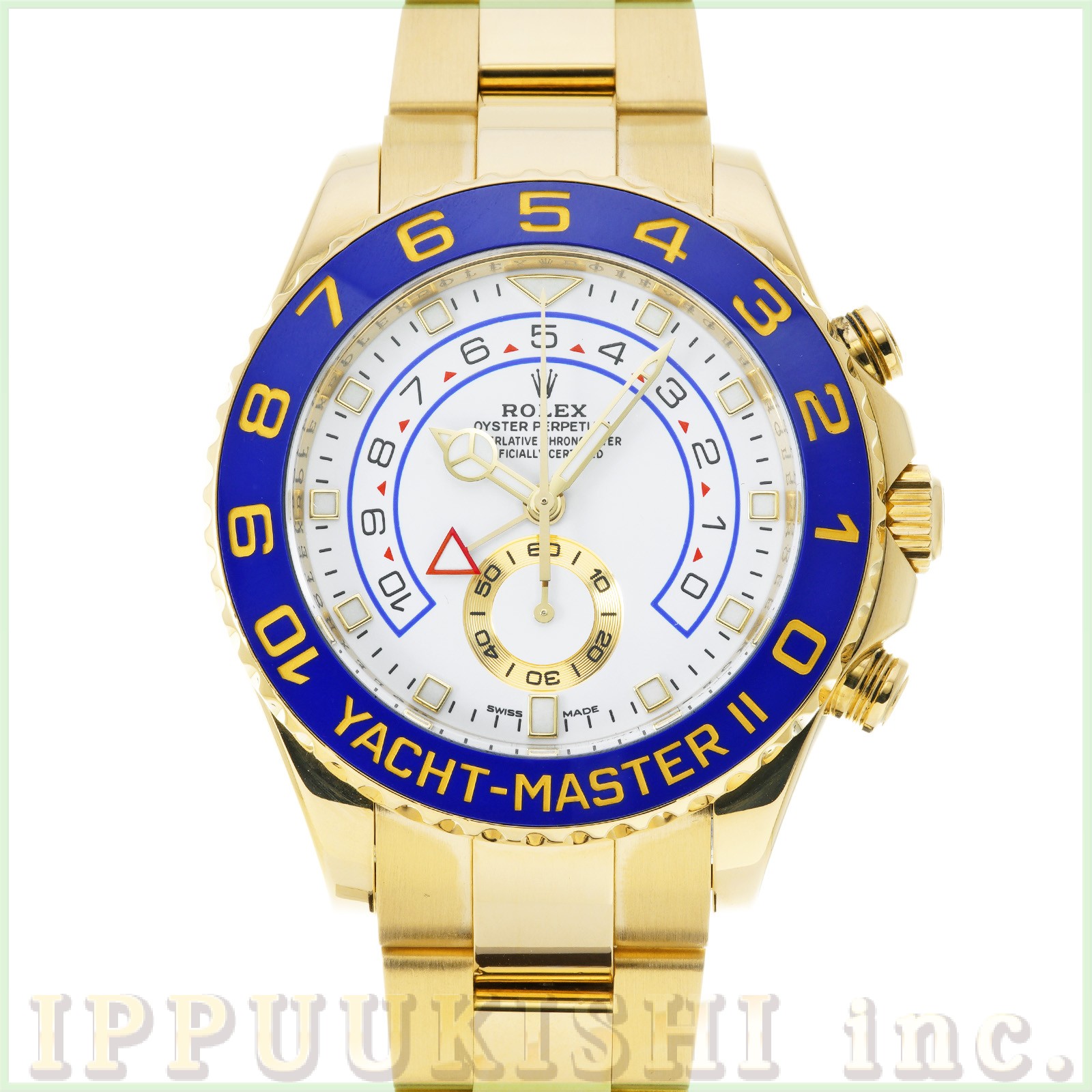 【中古】 ロレックス ROLEX ヨットマスターII 116688 ランダムシリアル ホワイト メンズ 腕時計