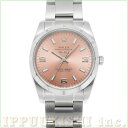 【中古】 ロレックス ROLEX エアキング 114210 M番(2008年頃製造) ピンク メンズ ...