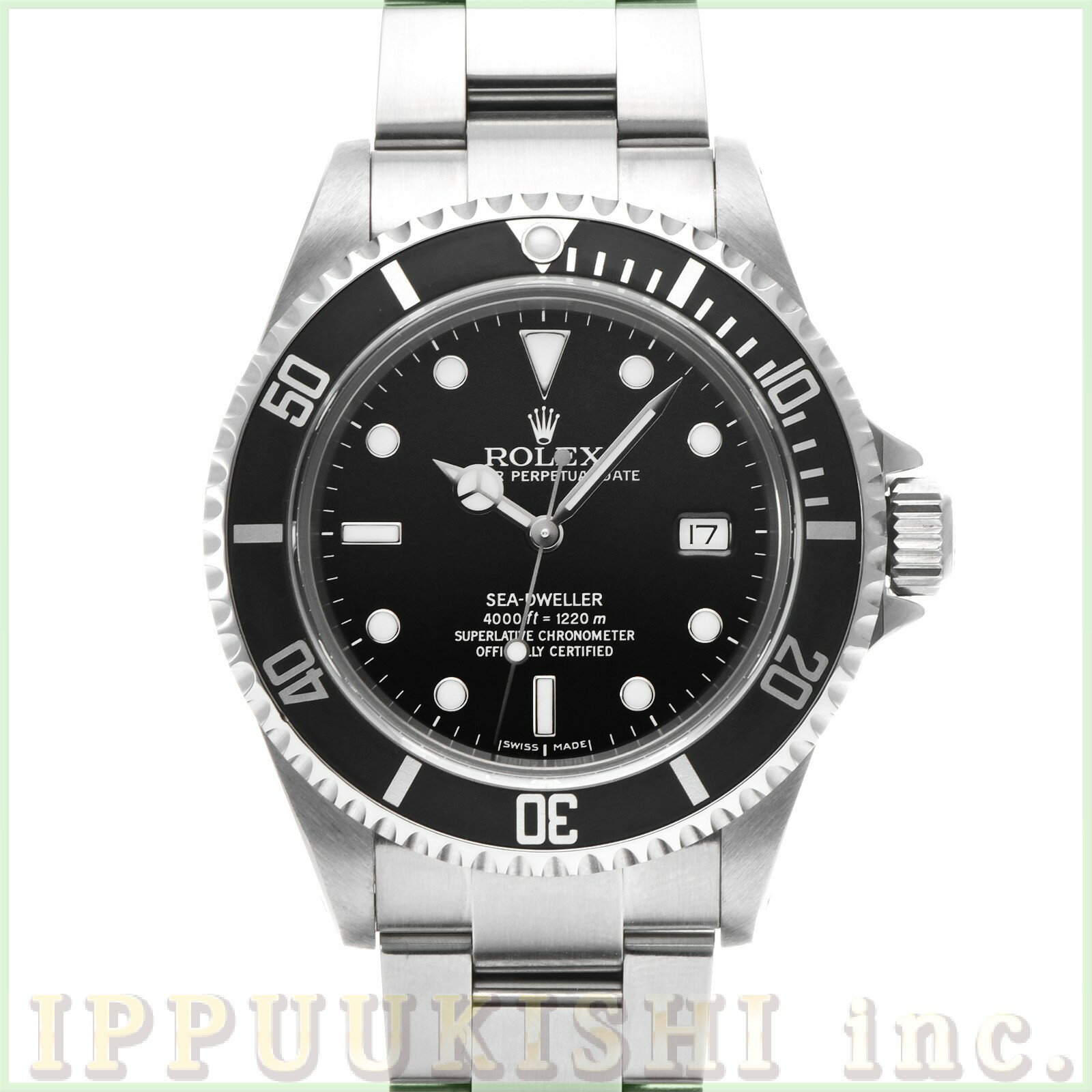 【中古】 ロレックス ROLEX シードゥエラー 16600 Y番(2003年頃製造) ブラック メンズ 腕時計