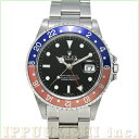 【中古】 ロレックス ROLEX GMTマスターII 16710 Y番(2003年頃製造) ブラック メンズ 腕時計