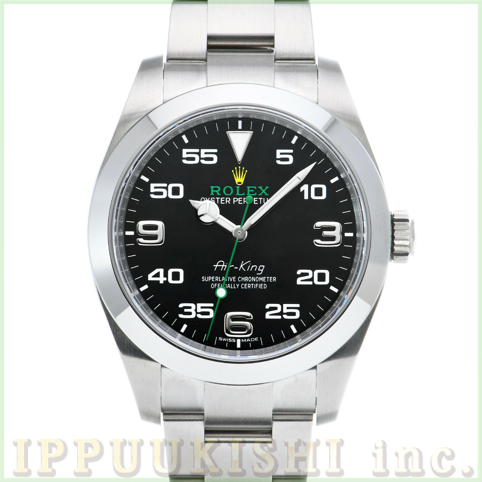 【未使用品】 ロレックス ROLEX エアキング 116900 ランダムシリアル ブラック メンズ 腕時計