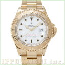 【中古】 ロレックス ROLEX ヨットマスター 16628 X番(1993年頃製造) ホワイト メンズ 腕時計