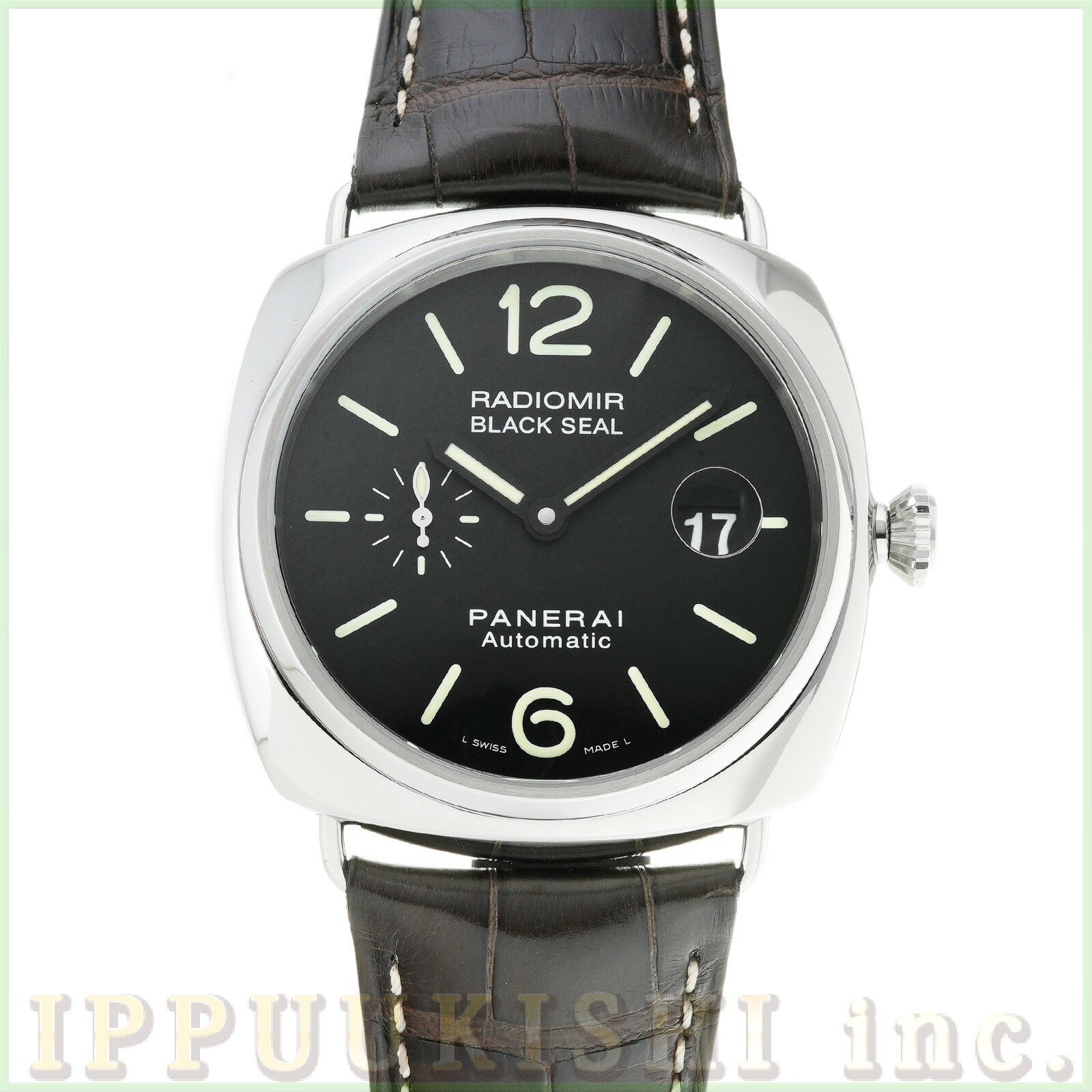 【中古】 オフィチーネパネライ OFFICINE PANERAI ラジオミール ブラックシール オー ...