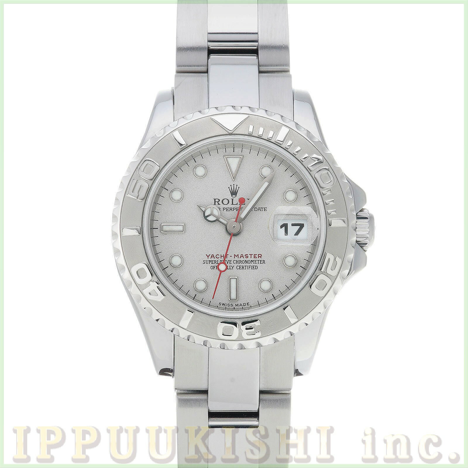 【中古】 ロレックス ROLEX ヨットマスター レディース 169622 F番(2004年頃製造) グレー レディース 腕時計