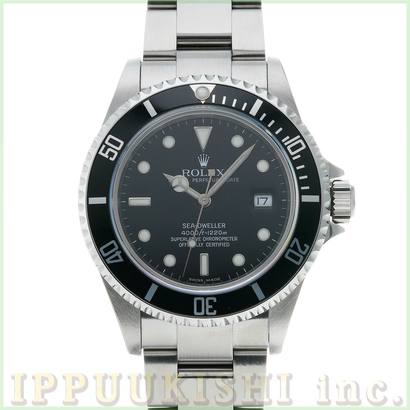 【中古】 ロレックス ROLEX シードゥエラー 16600 D番(2005年頃製造) ブラック メンズ 腕時計