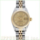 【中古】 ロレックス ROLEX デイトジャスト 69173G T番(1997年頃製造) シャンパン/ダイヤモンド レディース 腕時計