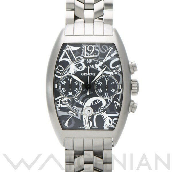 【中古】 フランクミュラー FRANCK MULLER カサブランカ カモフラージュ グレー クロノグラフ 8883CCCDTBRCAMOUFLAGE グレー メンズ 腕時計