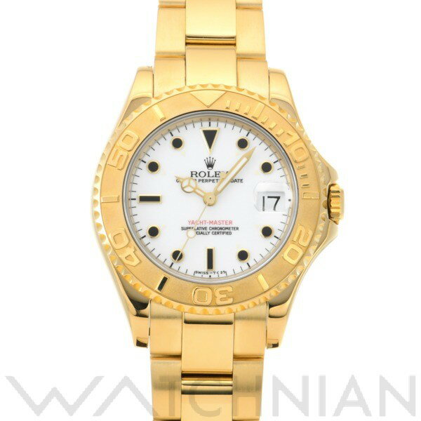 【中古】 ロレックス ROLEX ヨットマスター 68628 W番(1995年頃製造) ホワイト ユニセックス 腕時計
