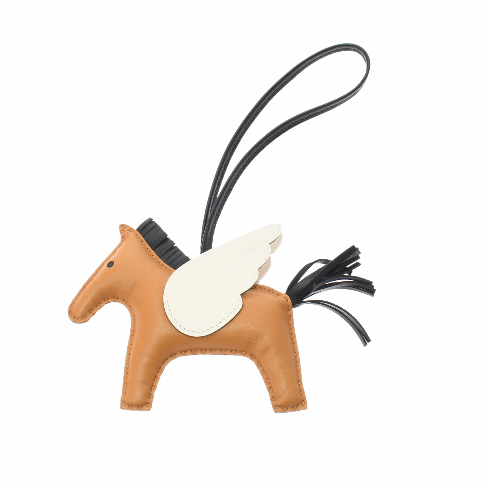 【新品】 エルメス HERMES ロデオ MM ペガサス セサミ/ブラック/ナタ アニョーミロ ユニセックス チャームのサムネイル