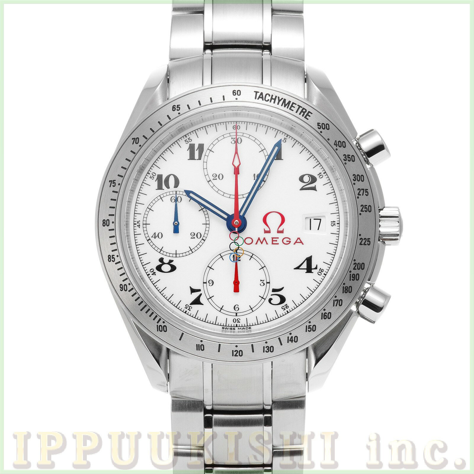 【中古】 オメガ OMEGA スピードマスター デイト オリンピックコレクション 323.10.40 ...