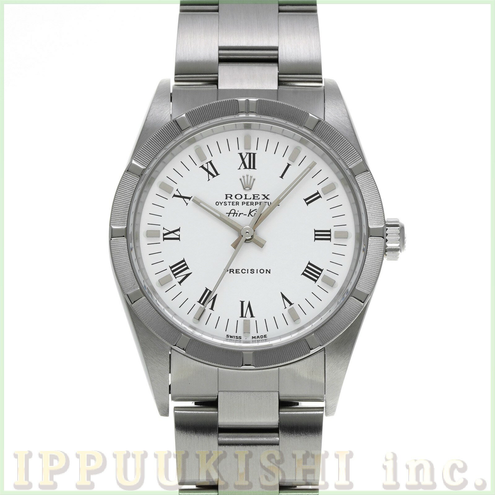 【中古】 ロレックス ROLEX エアキング 14010M Y番(2003年頃製造) ホワイト メンズ 腕時計