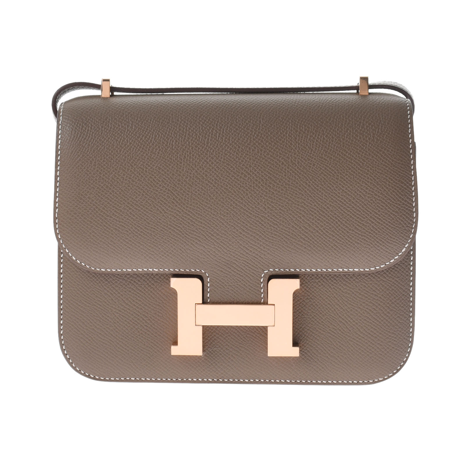 【未使用品】 エルメス HERMES コンスタンス ミニ18 エトゥープ/ローズゴールド金具 ヴォーエプソン レディース ショルダーバッグのサムネイル