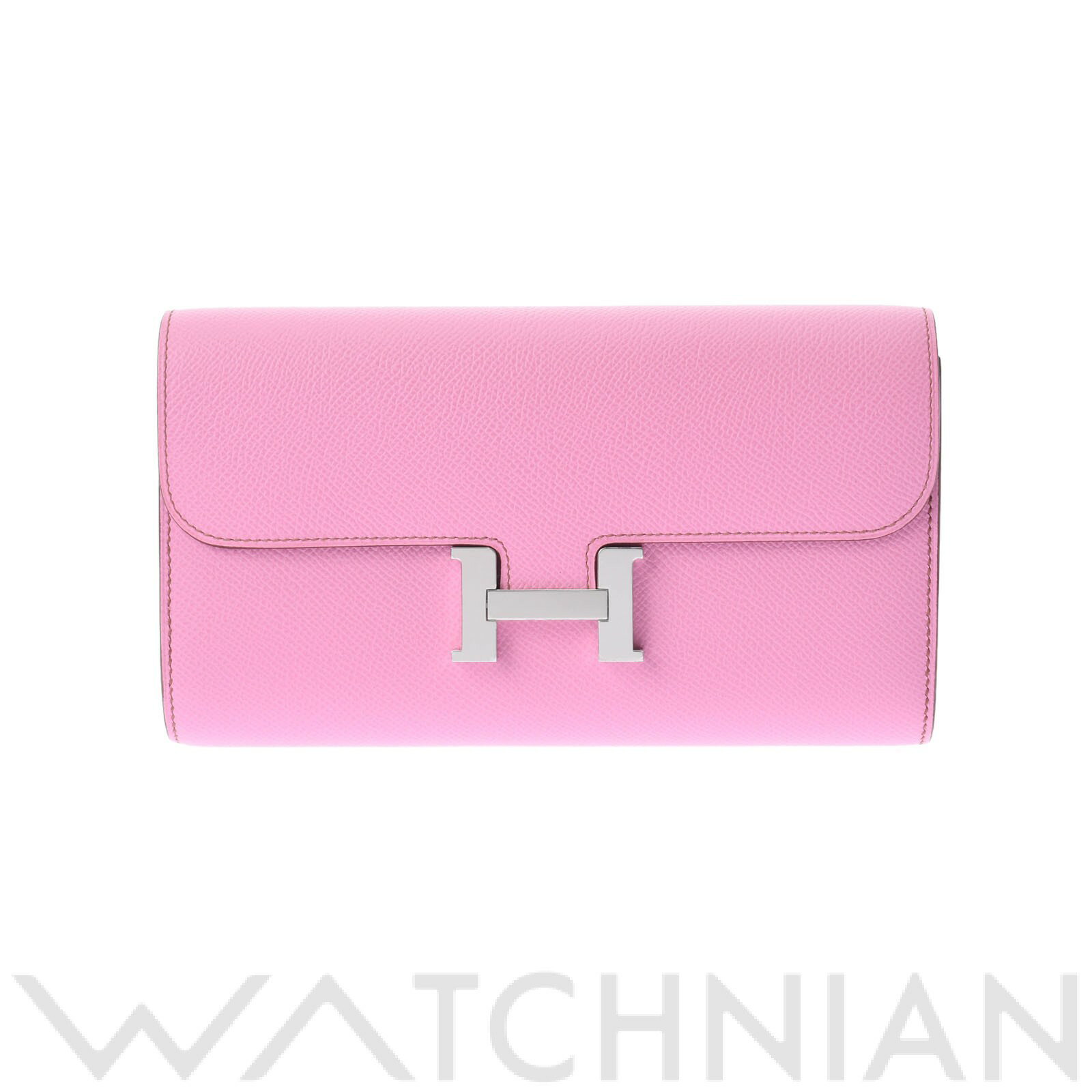 【新品】 エルメス HERMES コンスタンスロング トゥーゴー ショルダーウォレット ピンク/パラジウム金具 ヴォーエプソン レディース 長財布のサムネイル
