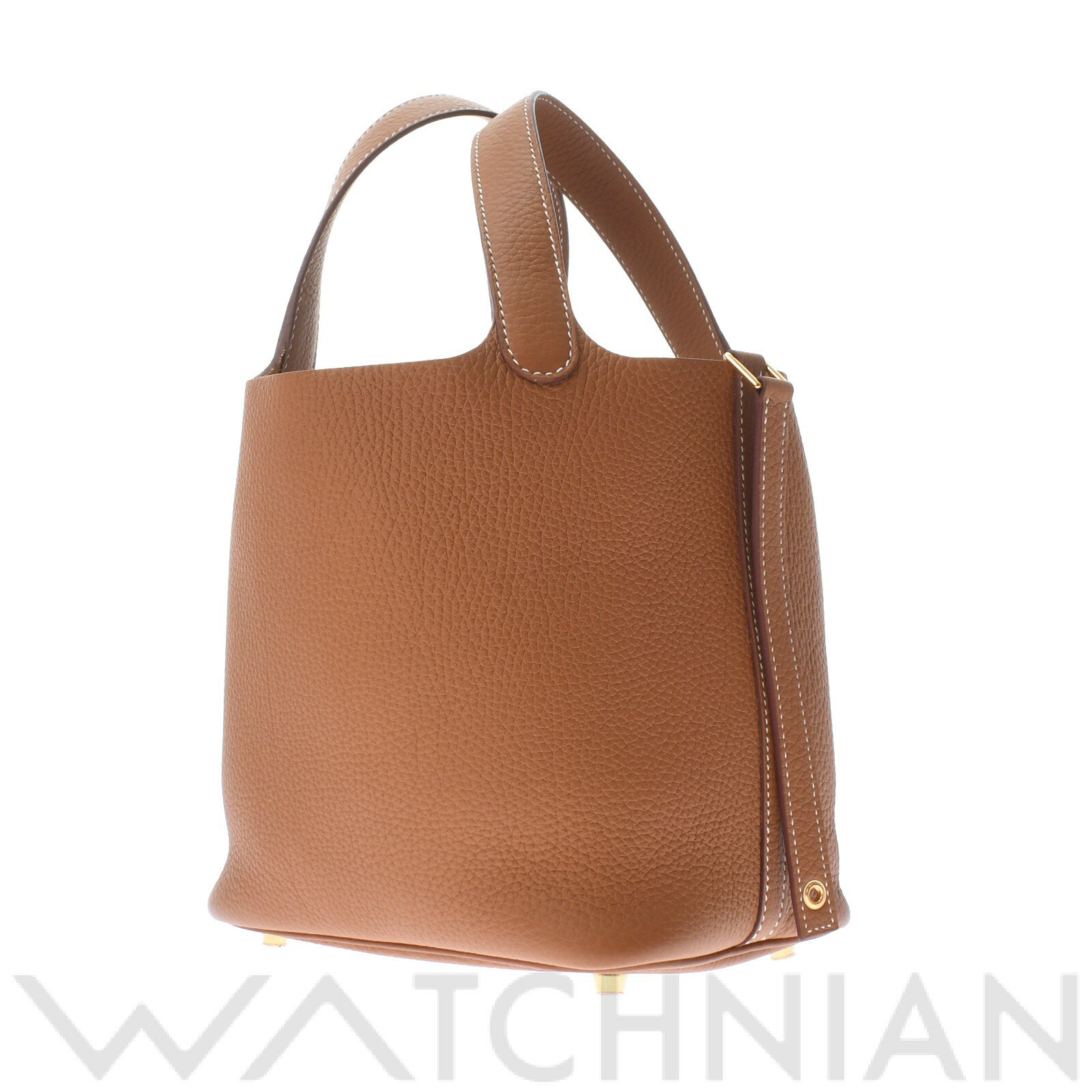 【未使用品】 エルメス HERMES ピコタンロックPM ゴールド/ゴールド金具 トリヨンクレマンス レディース ハンドバッグのサムネイル