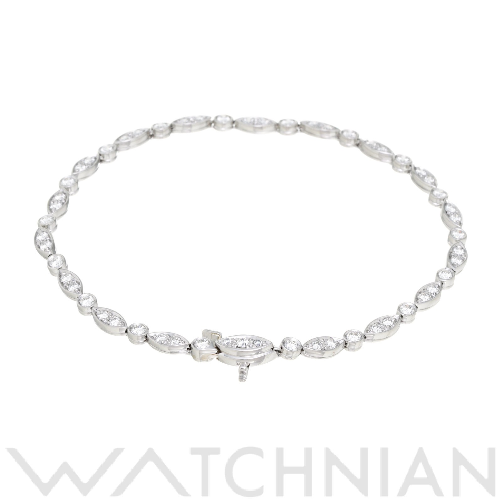 【39ショップ限定P2倍＆最大50,000円OFFクーポン配布中！】【中古】 ティファニー TIFFANY&Co. ジャズ ブレスレット Pt950プラチナ/ダイヤモンド レディース ブレスレット