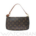 【中古】 ルイ ヴィトン LOUIS VUITTON モノグラム ポシェットアクセソワール ブラウン M51980 モノグラムキャンバス レディース アクセサリーポーチ