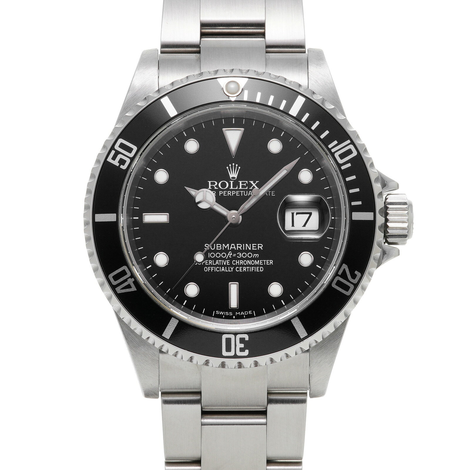 【中古】 ロレックス ROLEX サブマリーナ デイト 16610 Z番(2007年頃製造) ブラック メンズ 腕時計