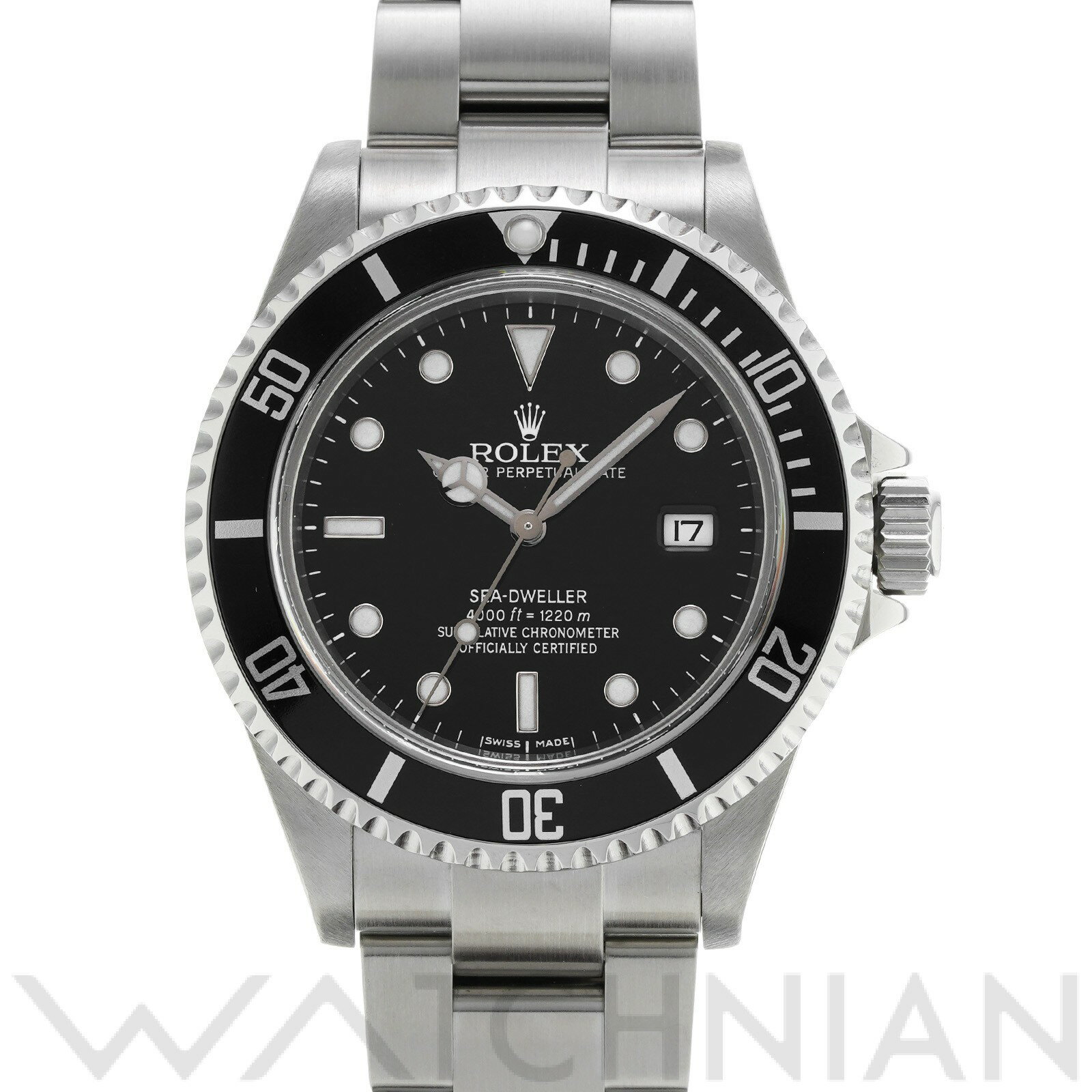 【中古】 ロレックス ROLEX シードゥエラー 16600 M番(2008年頃製造) ブラック メンズ 腕時計