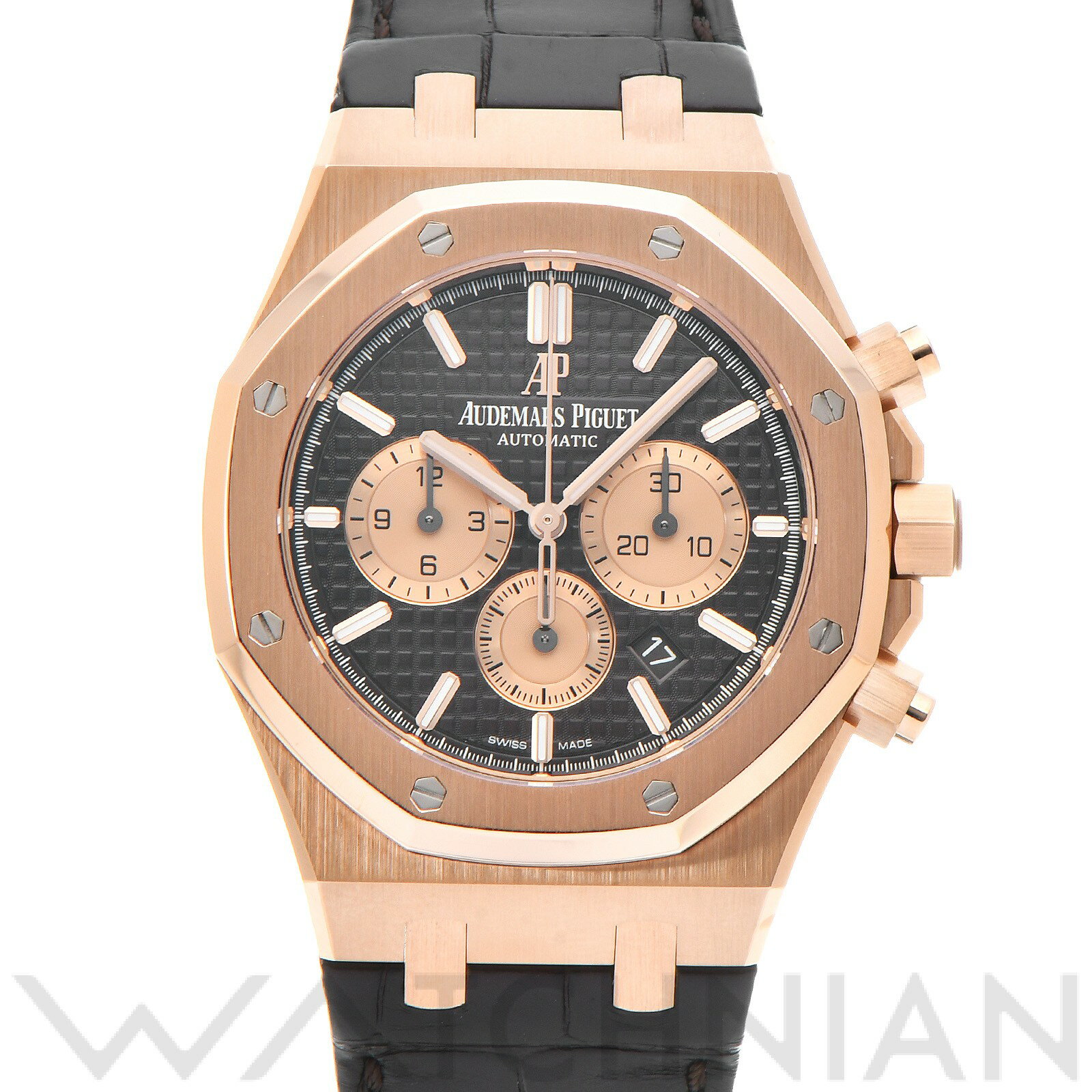 【最大50,000円OFFクーポン配布中 〜9/2 09:59】【中古】 オーデマ ピゲ AUDEMARS PIGUET ロイヤルオーク クロノグラフ 26331OR.OO.D821CR.01 ブラウン/ピンクゴールド メンズ 腕時計