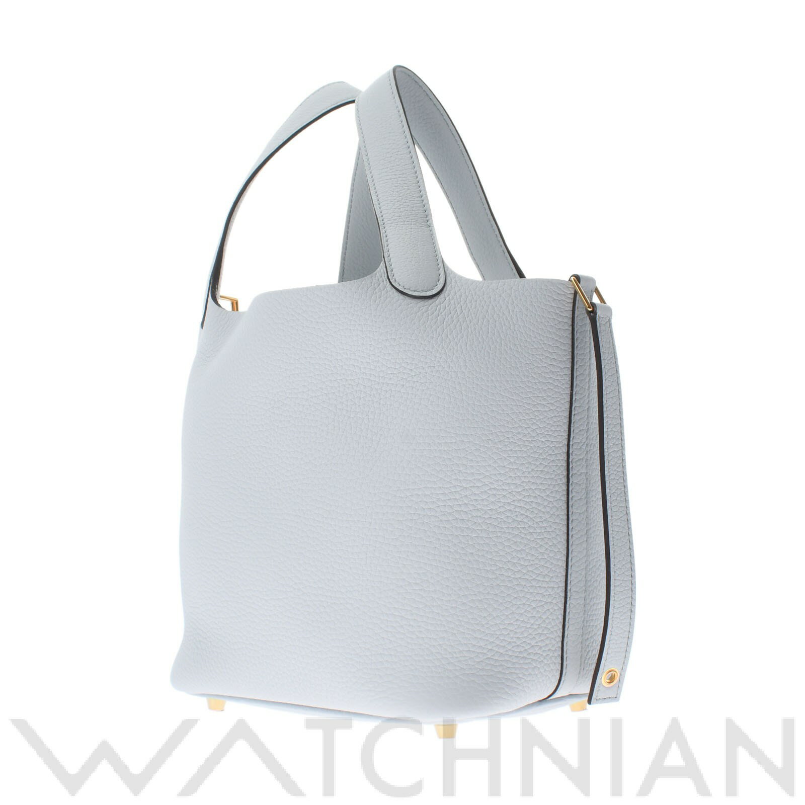 【新品】 エルメス HERMES ピコタンロックPM ブルーペール/ゴールド金具 トリヨンクレマンス レディース ハンドバッグのサムネイル