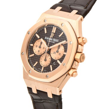 【最大50,000円OFFクーポン配布中 〜9/2 09:59】【中古】 オーデマ ピゲ AUDEMARS PIGUET ロイヤルオーク クロノグラフ 26331OR.OO.D821CR.01 ブラウン/ピンクゴールド メンズ 腕時計