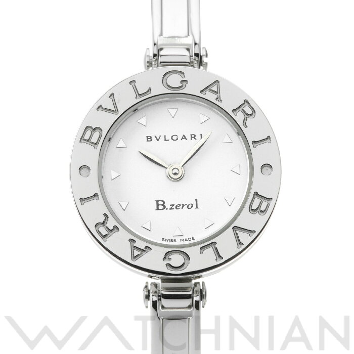 【中古】 ブルガリ BVLGARI ビーゼロワン BZ22WSS.M ホワイト レディース 腕時計