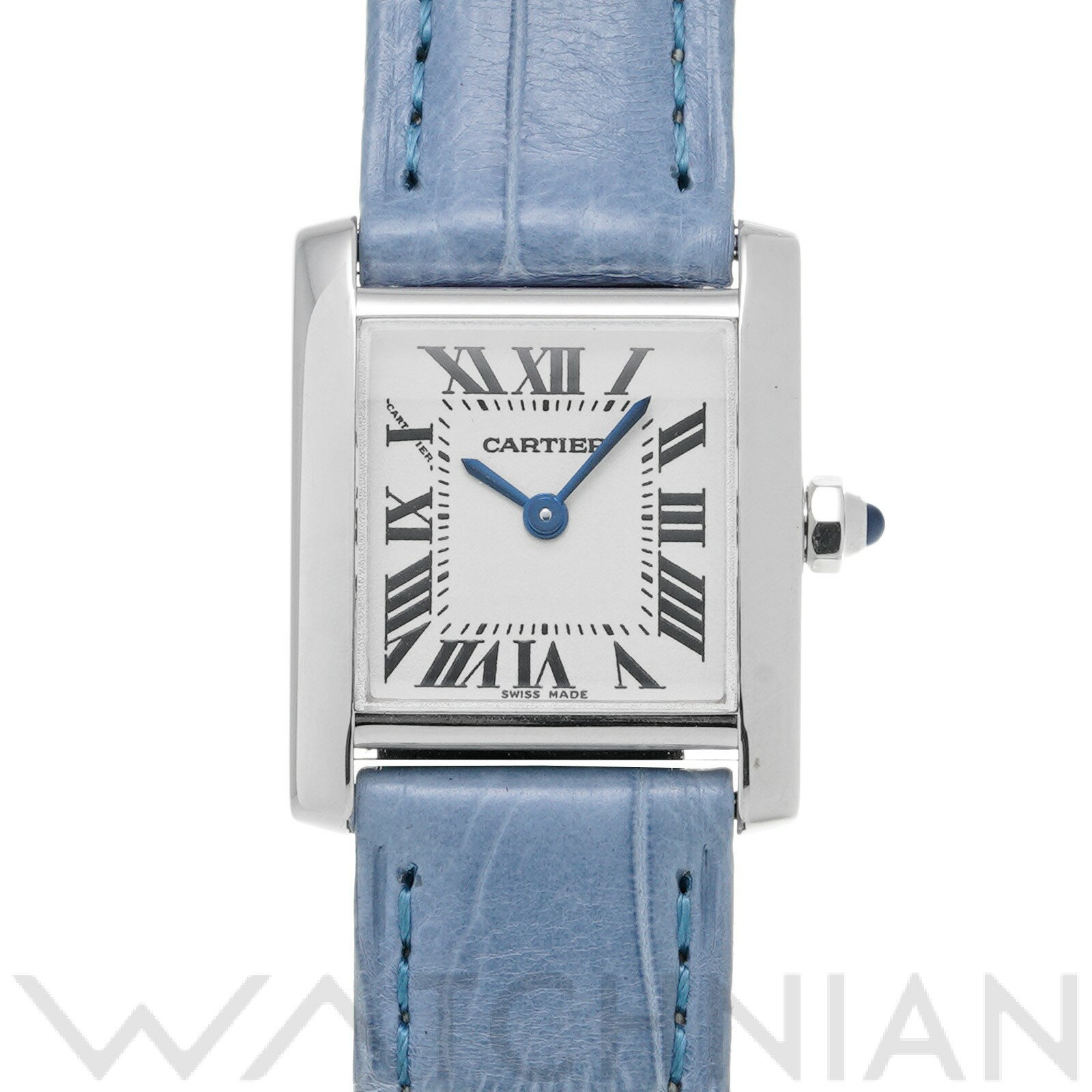 【中古】 カルティエ CARTIER タンクフランセーズ SM W5001256 シルバー レディー ...